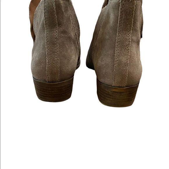 Lucky Brand | Tan Brenon Double Side Zip Ankle Boots  Booties | 8.5 - Picture 8 of 8